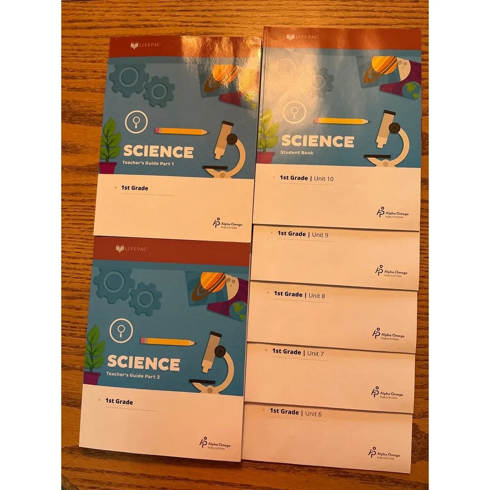 AOP Lifepac Science 1st Grade Homeschool Curriculum Kit Alpha Omega Publications
